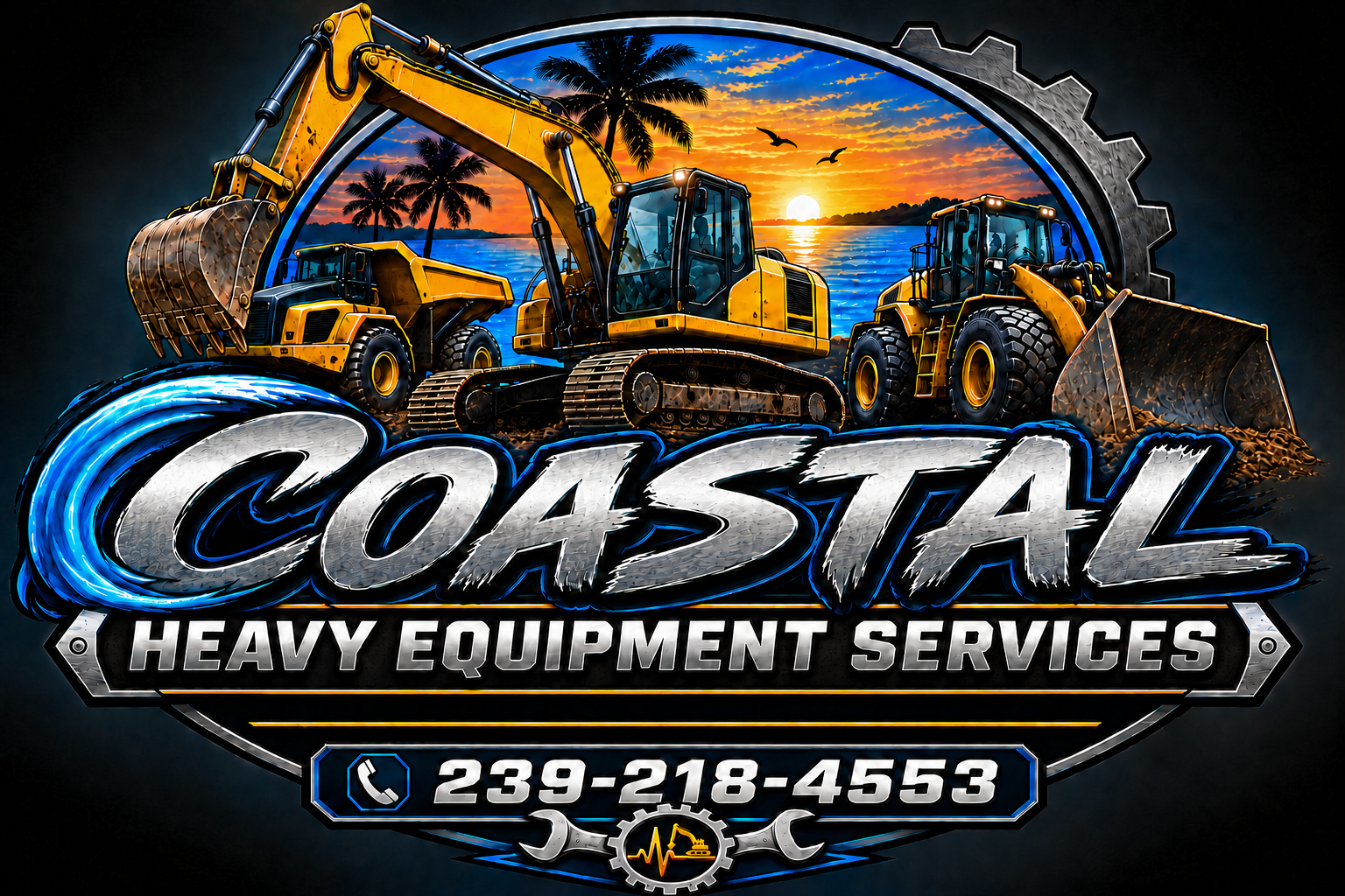 Coastal Heavy Equipment Services logo
